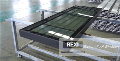 Auslaufsicheres Oberlicht aus China mit gehärtetem, isoliertem Doppelverglasungsglas