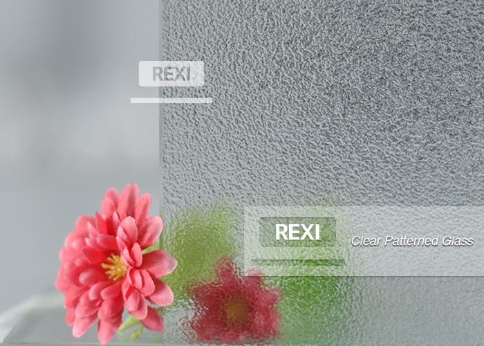 4mm 5mm 6mm Nashiji Pattern Glass