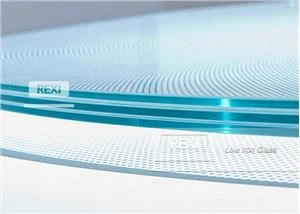 6mm 8mm 10mm 15mm 19mm Ultraklares eisenarmes Glas